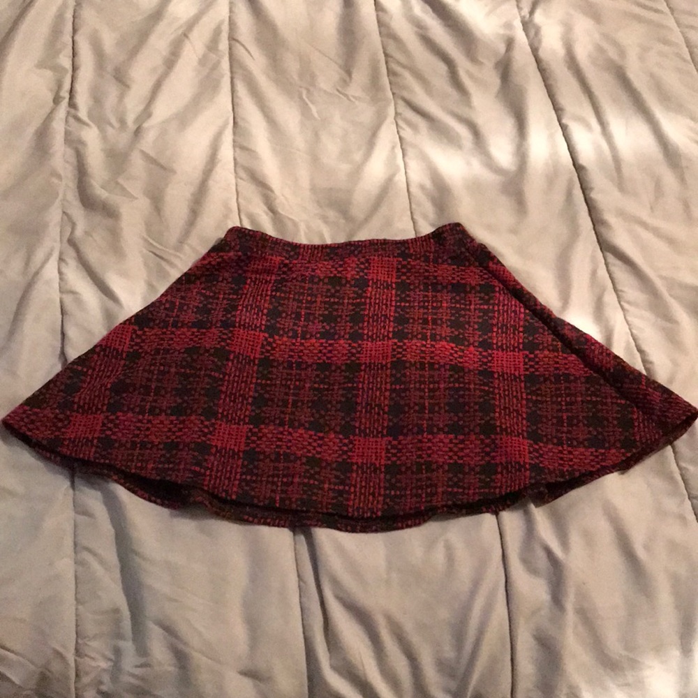 Plaid Skater Circle Skirt